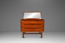 Load image into Gallery viewer, Restored Danish Mid-Century Modern Vanity Dresser in Teak by Nils Jonson for Tørring Møbelfabrik, Denmark, c. 1960s-ABT Modern
