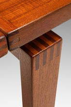 Load image into Gallery viewer, Restored Danish Modern Expansion Dropleaf Dining Table in Teak w/ Tile Inlay by Ox Art for Ansager Møbler, Denmark, c. 1977-ABT Modern
