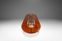 Load image into Gallery viewer, Restored Danish Modern Expansion Dropleaf Dining Table in Teak w/ Tile Inlay by Ox Art for Ansager Møbler, Denmark, c. 1977-ABT Modern
