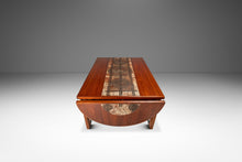 Load image into Gallery viewer, Restored Danish Modern Expansion Dropleaf Dining Table in Teak w/ Tile Inlay by Ox Art for Ansager Møbler, Denmark, c. 1977-ABT Modern
