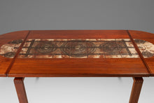 Load image into Gallery viewer, Restored Danish Modern Expansion Dropleaf Dining Table in Teak w/ Tile Inlay by Ox Art for Ansager Møbler, Denmark, c. 1977-ABT Modern
