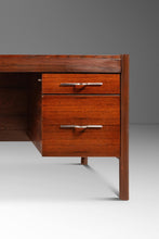 Load image into Gallery viewer, Restored Expansive Mid-Century Modern Executive Desk in Jacaranda Wood by Jean Gillon for Italma Wood Art, Brazil, c. 1960s-ABT Modern
