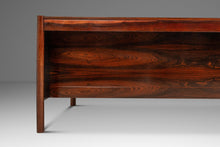 Load image into Gallery viewer, Restored Expansive Mid-Century Modern Executive Desk in Jacaranda Wood by Jean Gillon for Italma Wood Art, Brazil, c. 1960s-ABT Modern
