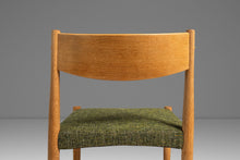Load image into Gallery viewer, Restored Mid-Century Danish Modern Side / Dining Chair in Oak &amp; Green Tweed by Poul Volther for Frem Røjle, Denmark, c. 1970s-ABT Modern
