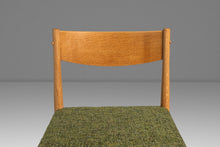 Load image into Gallery viewer, Restored Mid-Century Danish Modern Side / Dining Chair in Oak &amp; Green Tweed by Poul Volther for Frem Røjle, Denmark, c. 1970s-ABT Modern

