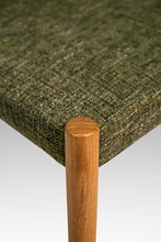Load image into Gallery viewer, Restored Mid-Century Danish Modern Side / Dining Chair in Oak &amp; Green Tweed by Poul Volther for Frem Røjle, Denmark, c. 1970s-ABT Modern
