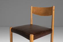 Load image into Gallery viewer, Restored Mid-Century Danish Modern Side / Dining Chair in Oak &amp; Leather by Poul Volther for Frem Røjle, Denmark, c. 1970s-ABT Modern
