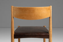 Load image into Gallery viewer, Restored Mid-Century Danish Modern Side / Dining Chair in Oak &amp; Leather by Poul Volther for Frem Røjle, Denmark, c. 1970s-ABT Modern
