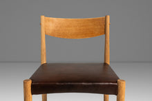 Load image into Gallery viewer, Restored Mid-Century Danish Modern Side / Dining Chair in Oak &amp; Leather by Poul Volther for Frem Røjle, Denmark, c. 1970s-ABT Modern
