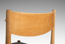 Load image into Gallery viewer, Restored Mid-Century Danish Modern Side / Dining Chair in Oak &amp; Leather by Poul Volther for Frem Røjle, Denmark, c. 1970s-ABT Modern
