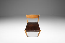 Load image into Gallery viewer, Restored Mid-Century Danish Modern Side / Dining Chair in Oak &amp; Leather by Poul Volther for Frem Røjle, Denmark, c. 1970s-ABT Modern
