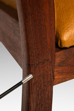 Load image into Gallery viewer, Restored Mid-Century Modern High-Back Desk / Side/ Dining Chair in Walnut by Milo Baughman for Dillingham, USA, c. 1960s-ABT Modern
