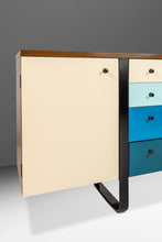 Load image into Gallery viewer, Restored Mid-Century Modern Sled-Based Credenza a Fusion of Inspiration After George Nelson and Finn Juhl, USA, c. 1960s-ABT Modern
