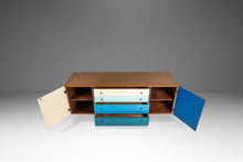 Load image into Gallery viewer, Restored Mid-Century Modern Sled-Based Credenza a Fusion of Inspiration After George Nelson and Finn Juhl, USA, c. 1960s-ABT Modern
