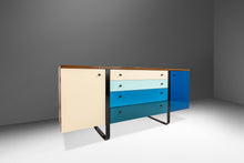 Load image into Gallery viewer, Restored Mid-Century Modern Sled-Based Credenza a Fusion of Inspiration After George Nelson and Finn Juhl, USA, c. 1960s-ABT Modern
