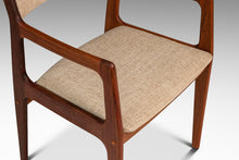 Load image into Gallery viewer, Restored Mid-Century Scandinavian Modern Arm Chair in Solid Teak &amp; New Fabric in the Manner of D-SCAN, c. 1970's-ABT Modern
