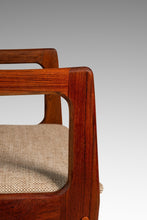 Load image into Gallery viewer, Restored Mid-Century Scandinavian Modern Arm Chair in Solid Teak &amp; New Fabric in the Manner of D-SCAN, c. 1970's-ABT Modern
