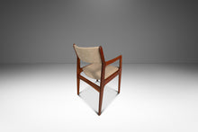 Load image into Gallery viewer, Restored Mid-Century Scandinavian Modern Arm Chair in Solid Teak &amp; New Fabric in the Manner of D-SCAN, c. 1970's-ABT Modern
