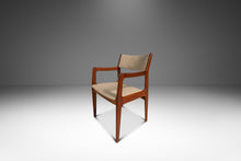 Load image into Gallery viewer, Restored Mid-Century Scandinavian Modern Arm Chair in Solid Teak &amp; New Fabric in the Manner of D-SCAN, c. 1970's-ABT Modern
