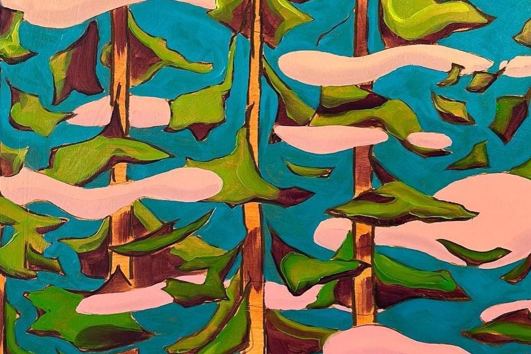 Rolling In by James Mattison, 24x36, Oil on Wood Canvas, 2022-ABT Modern