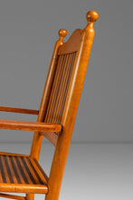 Load image into Gallery viewer, Rustic Americana Hand-Crafted 19th Century-Styled Cottage Armchair in Solid Maple &amp; Walnut, USA, c. 1940s-ABT Modern
