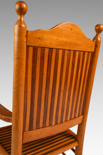 Load image into Gallery viewer, Rustic Americana Hand-Crafted 19th Century-Styled Cottage Armchair in Solid Maple &amp; Walnut, USA, c. 1940s-ABT Modern
