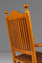 Load image into Gallery viewer, Rustic Americana Hand-Crafted 19th Century-Styled Cottage Armchair in Solid Maple &amp; Walnut, USA, c. 1940s-ABT Modern
