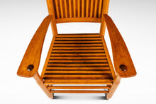 Load image into Gallery viewer, Rustic Americana Hand-Crafted 19th Century-Styled Cottage Armchair in Solid Maple &amp; Walnut, USA, c. 1940s-ABT Modern
