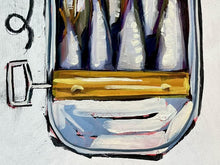 Load image into Gallery viewer, Sardines by James Mattison, 11x14, Oil on Wood Canvas, 2024-ABT Modern
