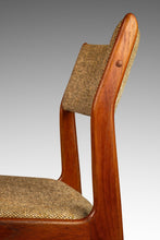 Load image into Gallery viewer, Scandinavian Mid-Century Modern Side / Desk Chair in Solid Teak &amp; Original Fabric by D-SCAN, c. 1970s-ABT Modern
