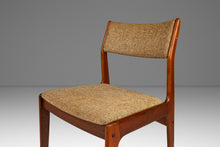 Load image into Gallery viewer, Scandinavian Mid-Century Modern Side / Desk Chair in Solid Teak &amp; Original Fabric by D-SCAN, c. 1970s-ABT Modern
