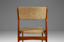 Load image into Gallery viewer, Scandinavian Mid-Century Modern Side / Desk Chair in Solid Teak &amp; Original Fabric by D-SCAN, c. 1970s-ABT Modern
