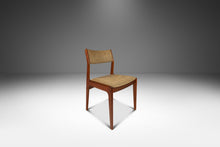 Load image into Gallery viewer, Scandinavian Mid-Century Modern Side / Desk Chair in Solid Teak &amp; Original Fabric by D-SCAN, c. 1970s-ABT Modern
