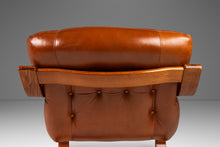 Load image into Gallery viewer, Scandinavian Modern Bentwood Lounge Chair in Original Cognac Leather &amp; Beech Attributed to Ingmar Relling for Westnofa, Norway, c. 1970s-ABT Modern
