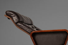 Load image into Gallery viewer, Scandinavian Modern Recliner High-back Lounge Chair &amp; Ottoman by Soda Galvano for Vatne Mobler, Norway, c. 1970s-ABT Modern
