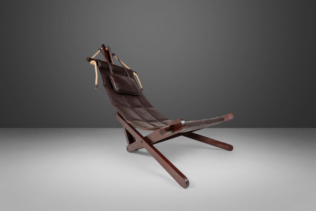 Sculptural Lounge Sling by Dominic Michaelis 'Sail Chair' for Moveis Corazza, c. 1970s-ABT Modern