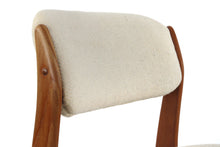 Load image into Gallery viewer, Set of (2) Dining Chairs by Benny Linden in Teak and Original Fabric-ABT Modern
