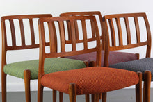 Load image into Gallery viewer, Set of 4 Niels Moller Teak Model 83 Dining Chairs in Knoll Fabric-ABT Modern
