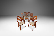 Load image into Gallery viewer, Set of Eight (8) Danish Modern Dining Chairs in Solid Teak and New Upholstery by Benny Linden for Benny Linden Design, c. 1970&#39;s-ABT Modern
