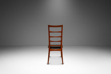 Load image into Gallery viewer, Set of Eight (8) Danish Modern &quot;Lis&quot; Ladderback Dining Chairs in Teak &amp; Walnut by Niels Koefoed for Koefoeds Hornslet, Denmark, c. 1960&#39;s-ABT Modern
