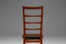 Load image into Gallery viewer, Set of Eight (8) Danish Modern &quot;Lis&quot; Ladderback Dining Chairs in Teak &amp; Walnut by Niels Koefoed for Koefoeds Hornslet, Denmark, c. 1960&#39;s-ABT Modern
