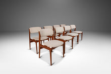Load image into Gallery viewer, Set of Eight (8) Danish Modern Sculptural Dining Chairs in Teak by Benny Linden for Benny Linden Designs, Thailand, c. 1970s-ABT Modern
