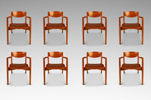 Load image into Gallery viewer, Set of Eight (8) Mid-Century Modern Stacking General Purpose Chairs in Oak &amp; Walnut by Jens Risom for Jens Risom Design, USA, c. 1960&#39;s-ABT Modern
