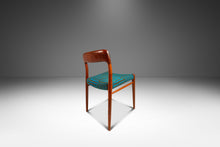 Load image into Gallery viewer, Set of Eight (8) Moller Model 75 Dining Chairs by Niels Møller for J.L. Møllers in Pierre Frey Mombasa Turquoise Fabric , Denmark, 1960s-ABT Modern
