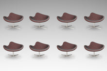 Load image into Gallery viewer, Set of Eight (8) Postmodern Swivel-Base &quot;K2&quot; Magenta Chairs by Busk &amp; Hertzog for Hightower, USA, c. 2000&#39;s-ABT Modern
