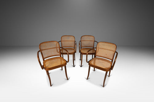 Set of Four (4) Bentwood Prague Model 811 Dining Chairs by Josef Frank Josef Hoffmann for Stendig, Poland, c. 1960s-ABT Modern