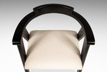 Load image into Gallery viewer, Set of Four (4) Bespoke Compass Dining Chairs in the Manner of Alan Gould for Knoll in Bouclé Upholstery, USA, c. 1950's
