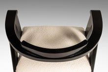 Load image into Gallery viewer, Set of Four (4) Bespoke Compass Dining Chairs in the Manner of Alan Gould for Knoll in Bouclé Upholstery, USA, c. 1950's
