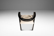 Load image into Gallery viewer, Set of Four (4) Bespoke Compass Dining Chairs in the Manner of Alan Gould for Knoll in Bouclé Upholstery, USA, c. 1950's
