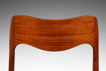 Load image into Gallery viewer, Set of Four (4) Bespoke Møller Model #71 Dining Chairs in Teak &amp; Leather by Niels Møller for J.L. Møllers Møbelfabrik, Denmark, 1960&#39;s-ABT Modern
